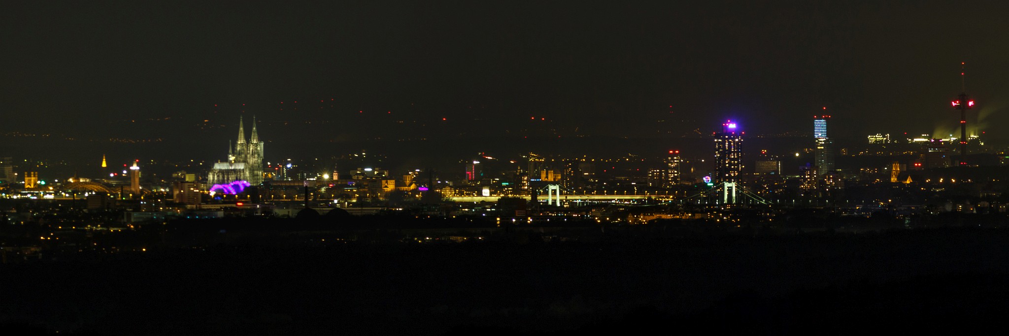 Nacht über Köln